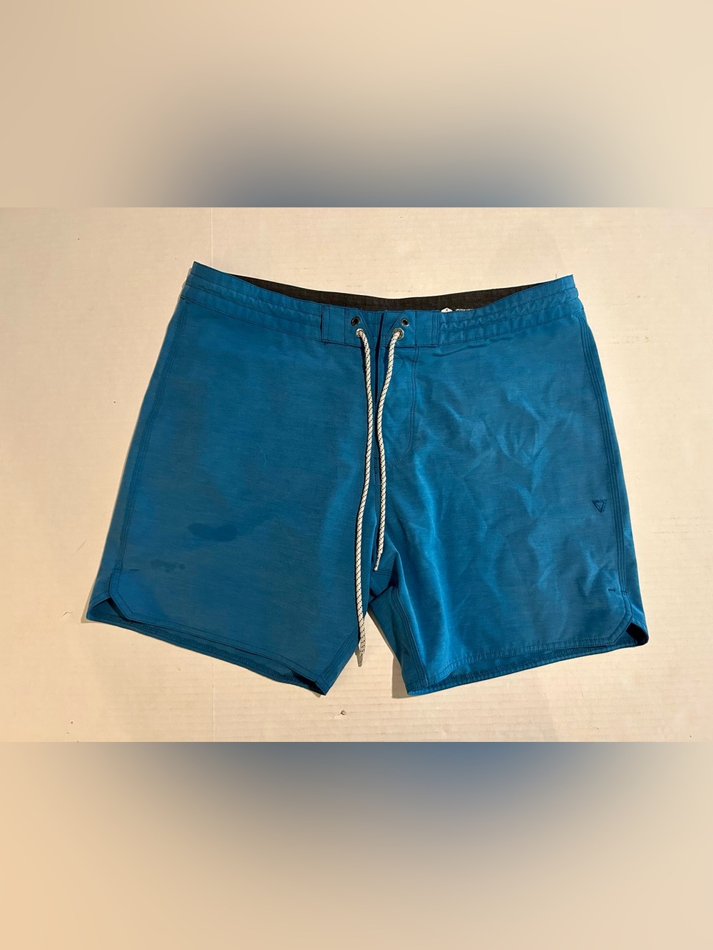 Vissla Board Shorts Men's 36 Blue Eco Upcycle Coconut Stretch Swim Trunks